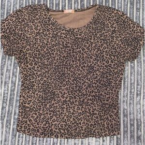 cheetah brandy melville top 🤎